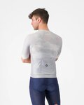 CASTELLI Cyklistický dres s krátkým rukávem - CLIMBER'S A/C - stříbrná