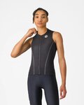 CASTELLI Cyklistický dres bez rukávů - ANIMA FLOW - černá