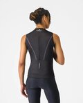 CASTELLI Cyklistický dres bez rukávů - ANIMA FLOW - černá