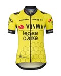 AGU Cyklistický dres s krátkým rukávem - REPLICA VISMA | LEASE A BIKE W 2024 - žlutá/černá