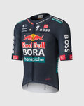 SPORTFUL Cyklistický dres s krátkým rukávem - RED BULL BORA - HANSGROHE LIGHT - modrá
