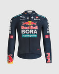 SPORTFUL Cyklistický dres s dlouhým rukávem letní - RED BULL BORA - HANSGROHE THERMAL - modrá