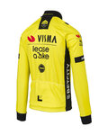 RAPIDGEAR Cyklistická větruodolná bunda - REPLIKA VISMA WIND 2025 - žlutá