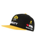 RAPIDGEAR Cyklistická čepice - VISMA PODIUM FLAT CAP 2025 - černá/žlutá