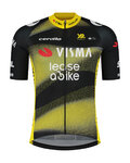 RAPIDGEAR Cyklistický dres s krátkým rukávem - VISMA TDF25 REPLICA JERSEY - žlutá/černá