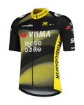 RAPIDGEAR Cyklistický dres s krátkým rukávem - VISMA TDF25 REPLICA JERSEY - žlutá/černá