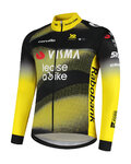 RAPIDGEAR Cyklistický dres s dlouhým rukávem letní - VISMA TDF25 REPLICA JERSEY - žlutá/černá