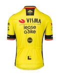 RAPIDGEAR Cyklistický dres s krátkým rukávem - TEAM VISMA BELGIUM CHAMPION 2025 - žlutá