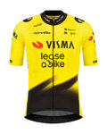 RAPIDGEAR Cyklistický dres s krátkým rukávem - REPLICA VISMA 2026 - žlutá/černá