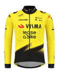 RAPIDGEAR Cyklistický dres s dlouhým rukávem letní - REPLICA VISMA 2026 - žlutá/černá