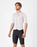 CASTELLI Cyklistická kombinéza - FREE SANREMO 3 - bílá/černá
