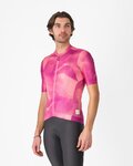 CASTELLI Cyklistický dres s krátkým rukávem - GIRO ESPRESSO - růžová