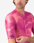 CASTELLI Cyklistický dres s krátkým rukávem - GIRO ESPRESSO - růžová