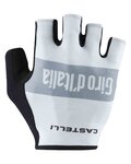 CASTELLI Cyklistické rukavice krátkoprsté - GIRO 3 - bílá