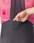CASTELLI Cyklistické kalhoty krátké s laclem - GIRO TROFEO 2 - šedá