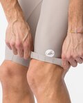 CASTELLI Cyklistické kalhoty krátké s laclem - GIRO TROFEO 2 - béžová