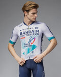 ALÉ Cyklistický dres s krátkým rukávem - BAHRAIN VICTORIOUS 2025 - bílá/modrá