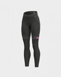 ALÉ Cyklistické kalhoty dlouhé bez laclu - PR-R MILD TIGHTS - černá/růžová
