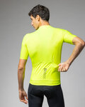 ALÉ Cyklistický dres s krátkým rukávem - PRAGMA COLOR BLOCK - žlutá