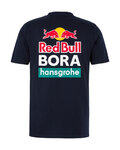 RED BULL Cyklistické triko s krátkým rukávem - RED BULL BORA HANSGROHE - modrá
