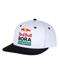 RED BULL Cyklistická čepice - RED BULL BORA HANSGROHE - bílá/černá