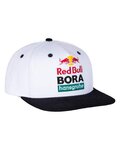 RED BULL Cyklistická čepice - RED BULL BORA HANSGROHE - bílá/černá