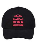 RED BULL Cyklistická čepice - RED BULL BORA HANSGROHE - GIRO D'ITALIA - černá