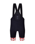 SANTINI Cyklistické kalhoty krátké s laclem - TOUR DE FRANCE - BIB SHORTS - černá