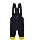 SANTINI Cyklistické kalhoty krátké s laclem - TOUR DE FRANCE - BIB SHORTS - černá