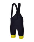 SANTINI Cyklistické kalhoty krátké s laclem - TOUR DE FRANCE - BIB SHORTS - černá