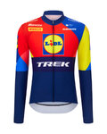 SANTINI Cyklistický dres s dlouhým rukávem zimní - LIDL TREK 2025 - vícebarevná