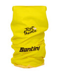 SANTINI Cyklistický nákrčník - TOUR DE FRANCE - NECK WARMER - žlutá