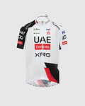 PISSEI Cyklistický dres s krátkým rukávem - UAE TEAM EMIRATES - XRG 2026 REPLICA JUNIOR - bílá/černá/červená