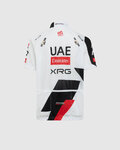 PISSEI Cyklistický dres s krátkým rukávem - UAE TEAM EMIRATES - XRG 2026 REPLICA JUNIOR - bílá/černá/červená