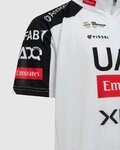 PISSEI Cyklistický dres s krátkým rukávem - UAE TEAM EMIRATES - XRG 2026 REPLICA JUNIOR - bílá/černá/červená