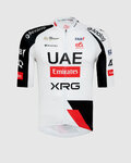 PISSEI Cyklistický dres s krátkým rukávem - UAE TEAM EMIRATES - XRG 2026 REPLICA - bílá/černá/červená