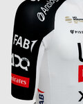 PISSEI Cyklistický dres s krátkým rukávem - UAE TEAM EMIRATES - XRG 2026 REPLICA - bílá/černá/červená