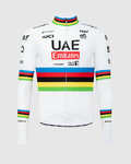 PISSEI Cyklistický dres s dlouhým rukávem zimní - UAE TEAM EMIRATES 2024 - vícebarevná