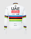 PISSEI Cyklistický dres s dlouhým rukávem zimní - UAE TEAM EMIRATES 2024 - vícebarevná