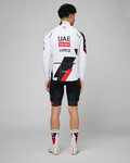 PISSEI Cyklistický dres s dlouhým rukávem letní - UAE TEAM EMIRATES - XRG 2026 REPLICA - bílá/červená/černá