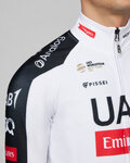 PISSEI Cyklistický dres s dlouhým rukávem letní - UAE TEAM EMIRATES - XRG 2026 REPLICA - bílá/červená/černá