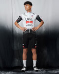 PISSEI Cyklistická vesta - UAE TEAM EMIRATES 2025 - bílá/černá