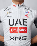 PISSEI Cyklistická vesta - UAE TEAM EMIRATES 2025 - bílá/černá