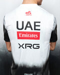 PISSEI Cyklistické triko s krátkým rukávem - UAE TEAM EMIRATES 2025  - bílá/černá