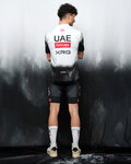 PISSEI Cyklistické triko s krátkým rukávem - UAE TEAM EMIRATES 2025  - bílá/černá