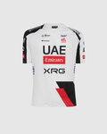 PISSEI Cyklistické triko s krátkým rukávem - UAE TEAM EMIRATES - XRG 2026  - bílá/černá/červená