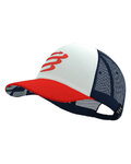 COMPRESSPORT Cyklistická čepice - TRUCKER CAP - modrá/bílá/červená