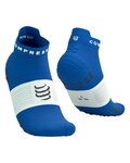COMPRESSPORT Cyklistické ponožky kotníkové - PRO RACING SOCKS V4.0 RUN - modrá
