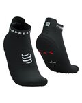 COMPRESSPORT Cyklistické ponožky kotníkové - PRO RACING SOCKS V4.0 RUN - černá