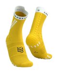 COMPRESSPORT Cyklistické ponožky klasické - PRO RACING SOCKS V4.0 TRAIL - žlutá